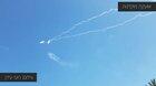 Iron Dome intercepts projectiles fired from Gaza over southern Israel an hour ago