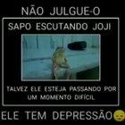 Sapo com depressão fodase