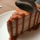 Vanilla and Salted Caramel Mille-Feuille Cake