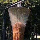 Giant cluster of wind chimes being released all at once