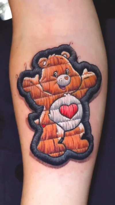 candycare bears tattoo
