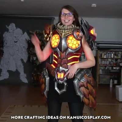 I spent 1.5 years working on my light up Demonic Brigitte Cosplay. It includes over 1000 LEDs. Hope you like it!