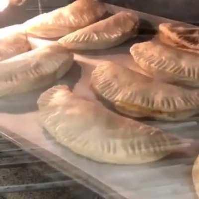 This is how puff pastry rises in the oven