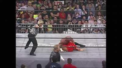 Perry Saturn low blows Torrie Wilson