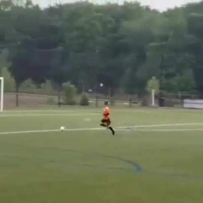 Goalie redeemed himself for an crazy mistake