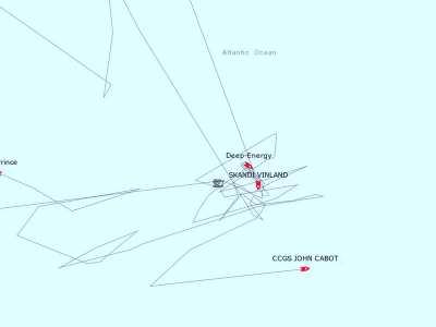 Titan Submersible: animation of all vessels involved in the rescue.