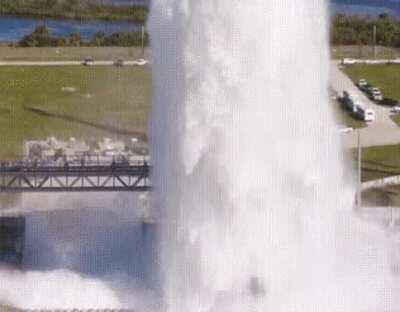 Emergency fire extinguisher at NASA Kennedy Space Center