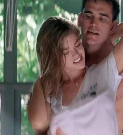 Denise Richards - Matt Dillon fondling the see through plot in 'Wild Things'