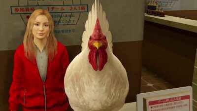 POV: you’ve just won a chicken at a bowling alley.