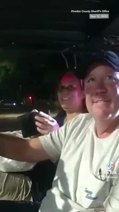 Tampa police chief gets pulled over in a golf cart and she flashes her badge to get out of a ticket