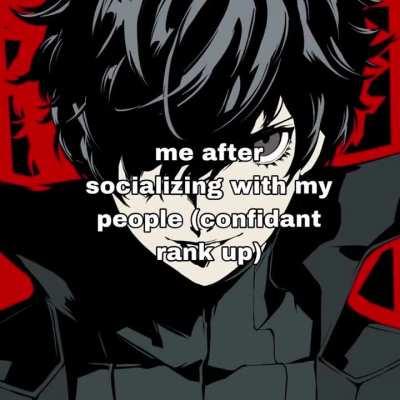 Do ya’ll do this? Or is it just me😭 #persona5