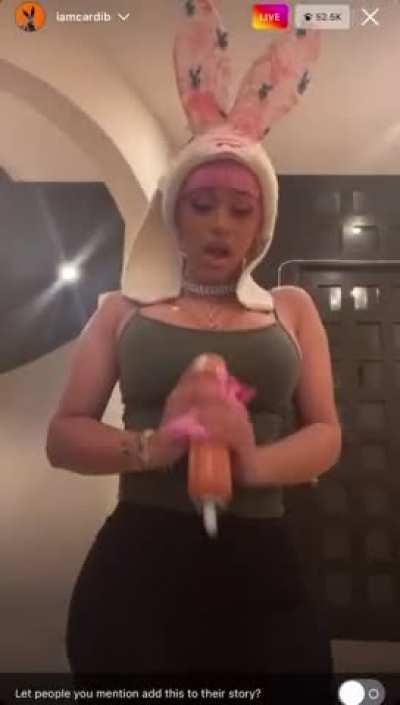 Cardi B Teasing on Live pt. 1