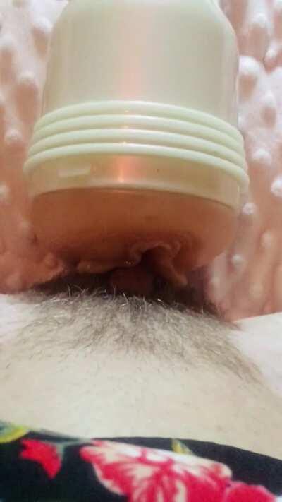 💕 First time poster here ... just me grinding my fleshlight with my growing clit 💕 I hope this is okay to post here! Welcomes appreciated! I always get shy first time posting 🌷