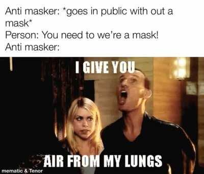 Air in my lungs