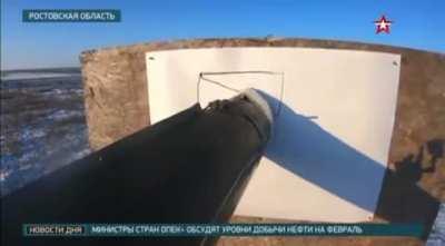 In Russia tank draws picture