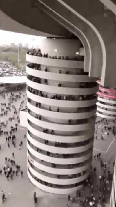 This Stationary Spiral Walkway