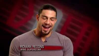 Roman’s impression of Paul Bearer is incredible