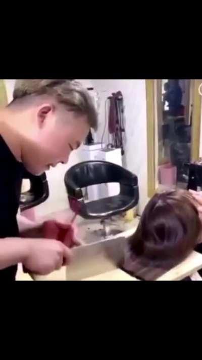 WCGW getting a hairchop