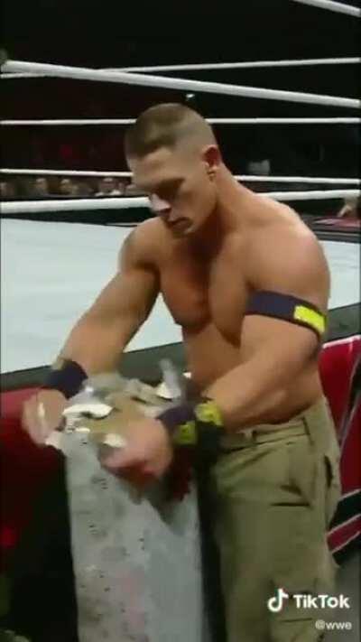 Merry Christmas, here’s a video of John Cena getting the one thing he wanted most for Christmas.