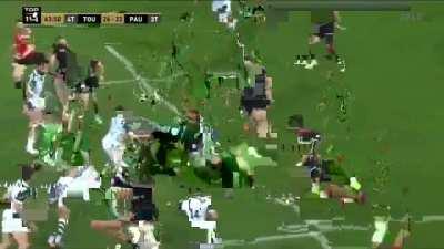 Three minutes of non-stop rugby (Toulouse v Pau - English comm.)