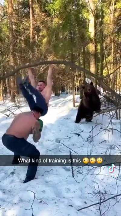 How mma guys train in Russia