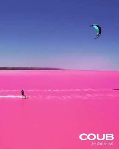 The Amazing Pink Lake In Australia!