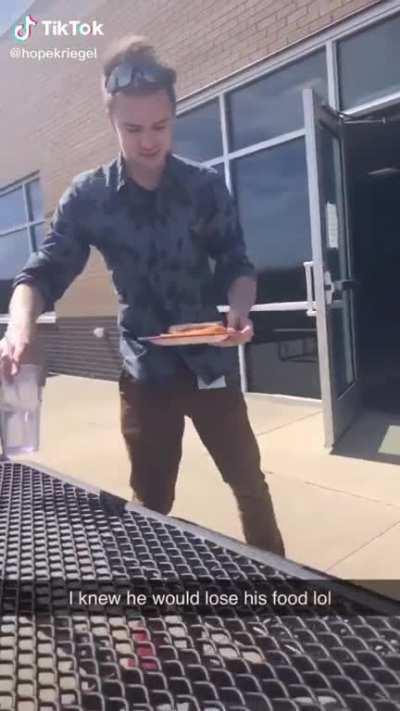 WCGW taking your food outside on a windy day?