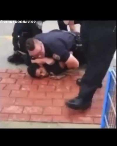 Another Cop chokes his victim