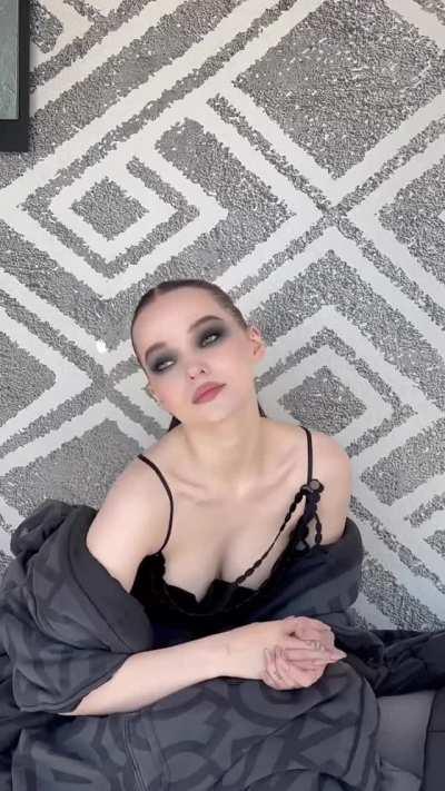 Black Outfit Cleavage