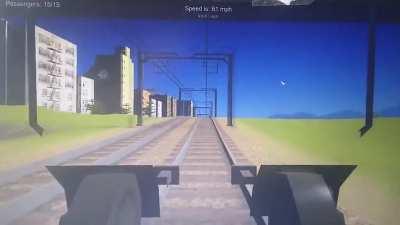 I love using first person on trains, especially when they go through the city.