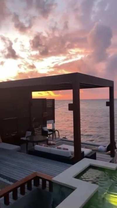 Sunsets in Maldives