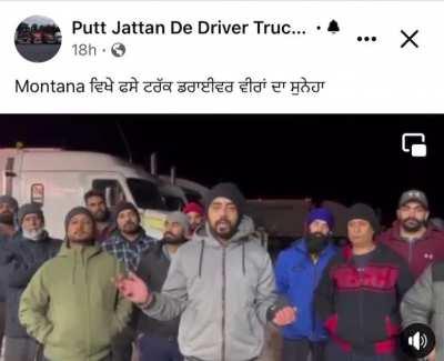 Canadian truckers plead for the blockades to be stopped so they can return home. They are trapped without food + medicine.