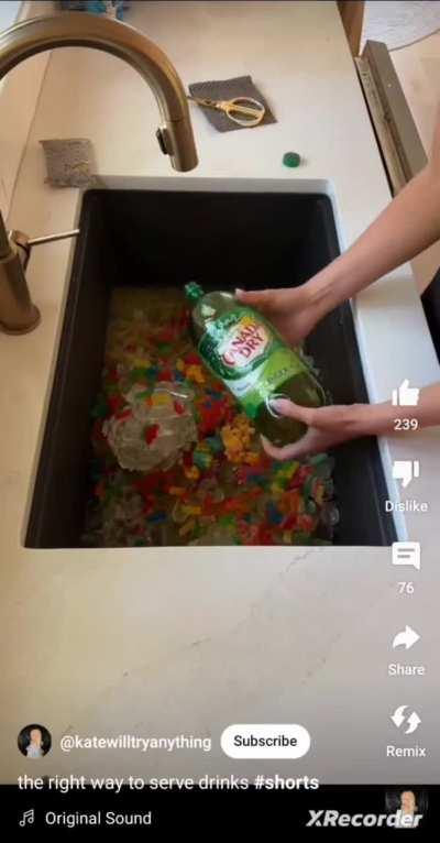 Sink juice anyone?