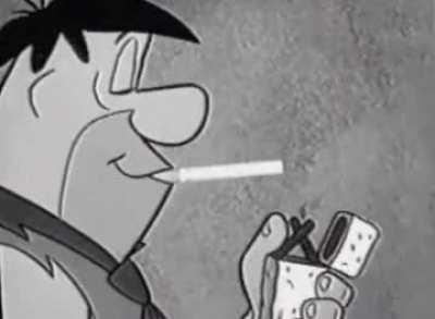 Even Fred Flintstone had a Zippo all the way back in the Stone Age