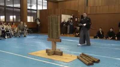 Kendo Master (the last one) demonstrates how useless a katana could be without the right skill and experience on how to use it