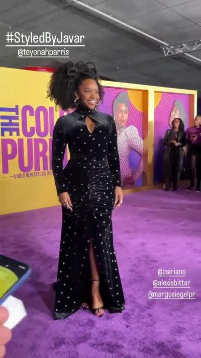 Teyonah Parris [The Color Purple Premiere]