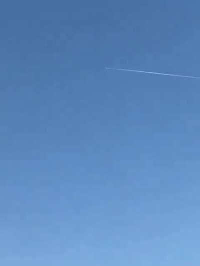 Arrow Anti-Ballistic Missile was launched earlier from Southern Israel to Intercept High-Speed Contact which was approaching Israeli Airspace from the Southeast