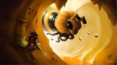 Queen Bee Bossfight animated Wallpaper