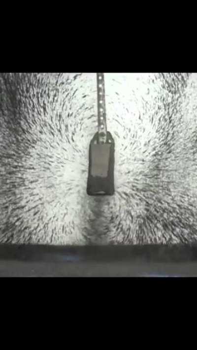 Slow motion magnetic field