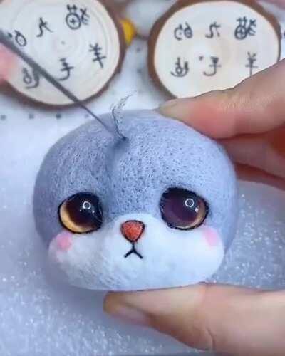 Felt cat [handcraft]