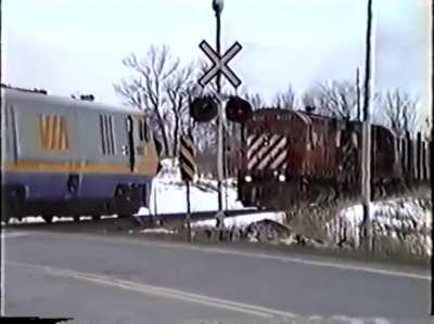 Motorman jumps off train assuming a head-on collusion