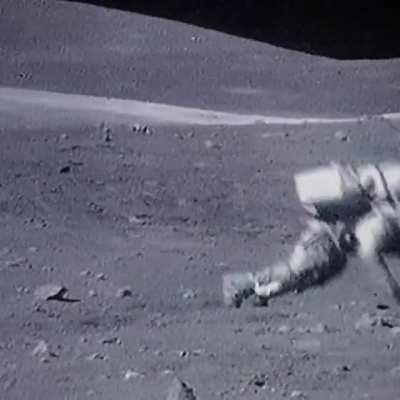 Astronauts Falling On The Moon