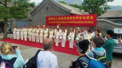 Our Welcome Music to The Great Wall Marathon - It was in May