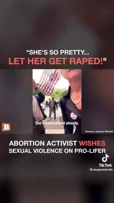 Abortion activist wishes sexual violence on pro-lifer