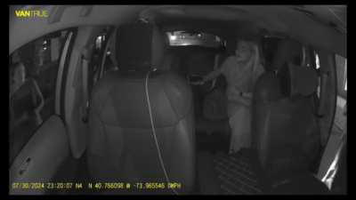 Woman randomly maces Uber driver 