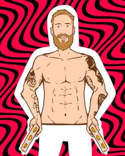 Felix wearing Pewds Merch Roullette! Hope you like it Floor Gang!