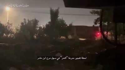The Jenin Brigade released footage showing the destruction of a 