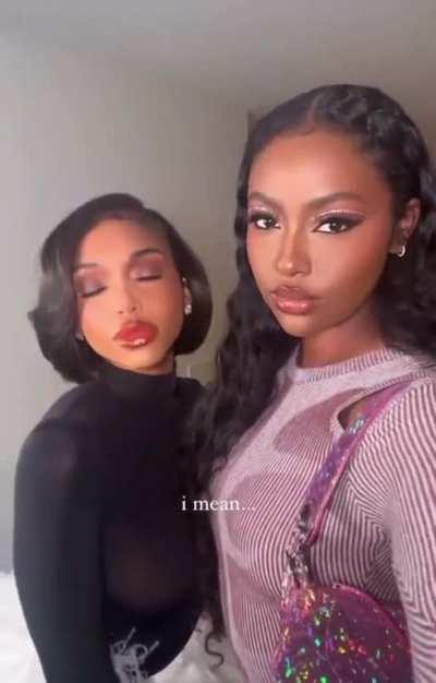 Lori Harvey x Justine Skye