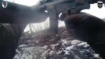 Footage of the ukrainian reconnaissance and assault group of the Signum 