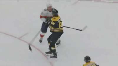 Brad Marchand goes after Nate Schmidt 